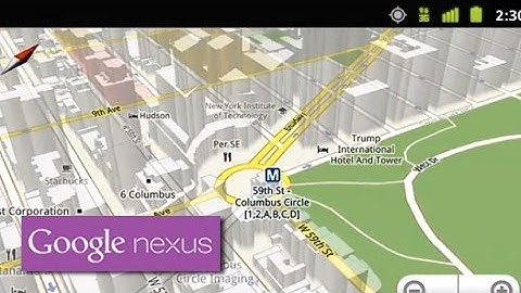 Google Maps for mobile 5.0 on Nexus S