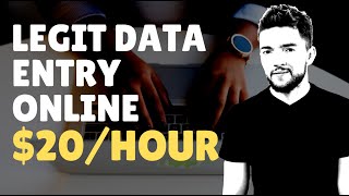 Legit data entry work-from-home jobs paying $20/hour 2020