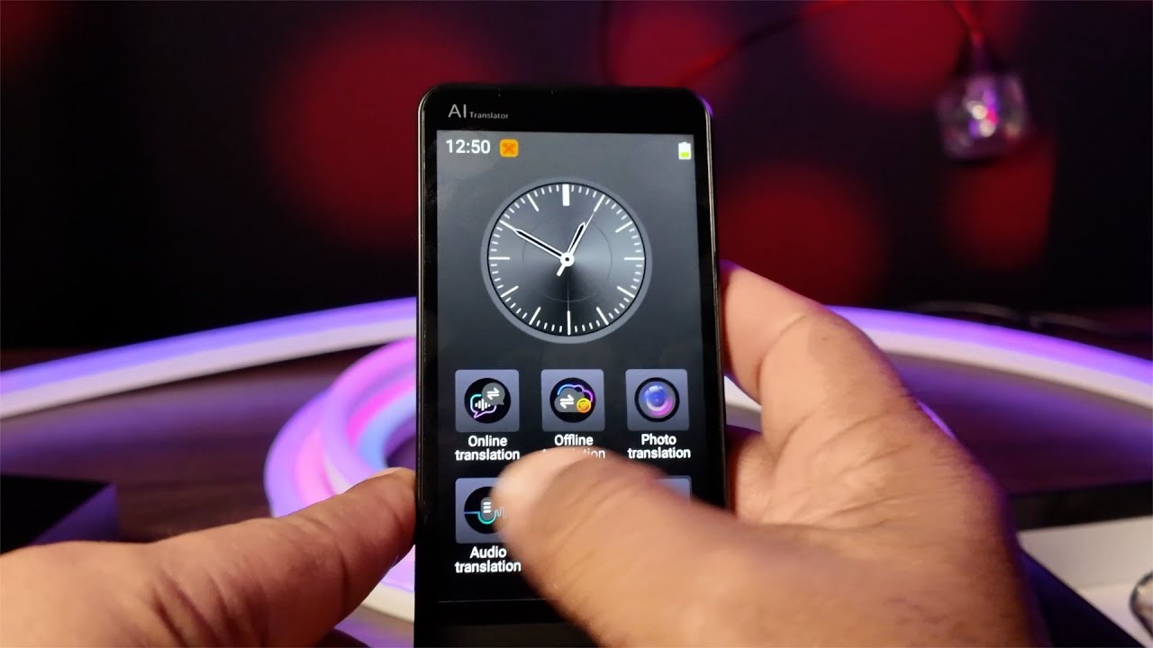 Offline Language Translator Device - YouTube