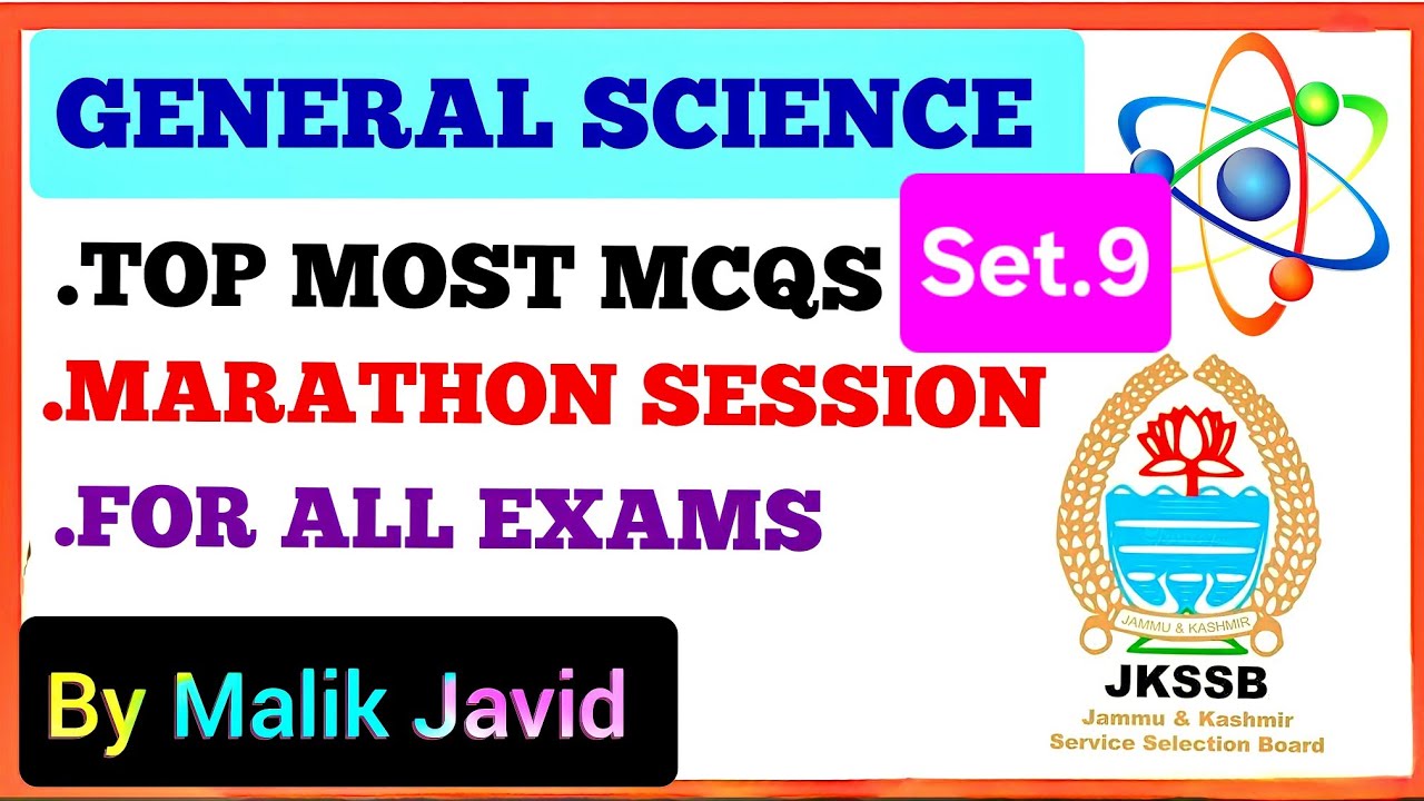 mcqs of science jkssb || mcqs of physics|| mcqs on sciencejkssb | mcqs of science || jkssb exams ||