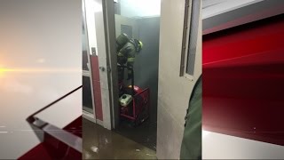 Detention center fire