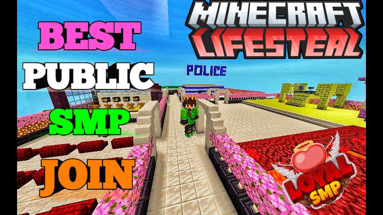 Join Best Lifesteal Public Smp Server For Minecraft 🔥 | Java + PE | 24/ ...