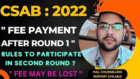 CSAB Counselling 2022 official information | What to do after getting seat ? #csab2022 #counselling