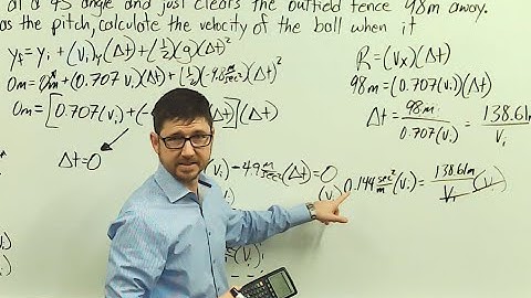 Ch. 6 Projectile Motion (Part 2)