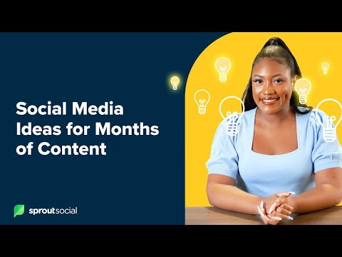 Social Media Ideas for Months of Content (Downloadable Checklist)