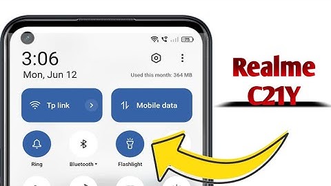 Flashlight Not Working on Realme C21Y Problem Solved