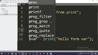 what is  Print statement in php  | Differences between Echo and Print