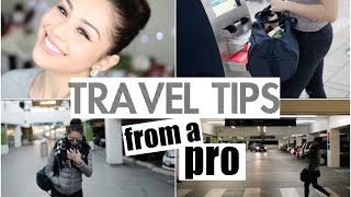 My Travel Makeup Routine \& Travel Essentials | What's in My Carry-On Bag | Roxette Arisa