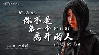 《你不是第一个离开的人 Man Who Laughs》G.E.M. 邓紫棋 (动态歌词拼音PinYin)