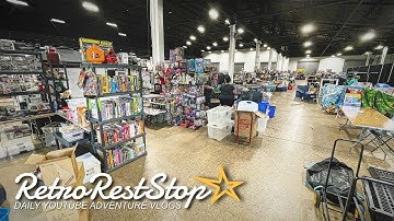 Setting Up At Retro Con 2022 Giant Toy Show In Oaks, PA | Retro Rest Stop