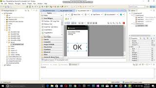 Tampilan Layout Sederhana dari Android(Eclipse)