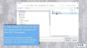 "Instructiefilmpje hoe de Room Controller Touch te updaten met de RCT update tool"