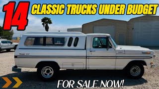 14 tolle klassische Trucks zu günstigen Preisen zu verkaufen!