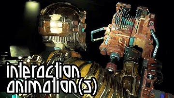 DEAD SPACE REMAKE 2023 - ISAAC INTERACTION ANIMATION CUTSCENES (ALL WEAPONS, EQUIPMENTS & ITEMS)
