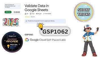 Validate Data in Google Sheets || #GSP1062 || #qwiklabs || Lab Solution #arcade #arcadegooglecloud
