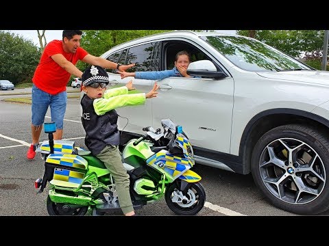 Ride On Car Kids Playing Having Fun Youtube - roblox motorcycle fun youtube