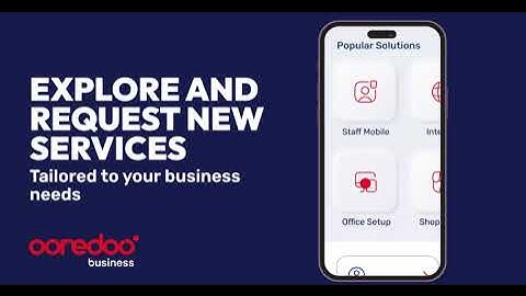 Simplify Business Management with Ooredoo Business App