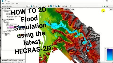 How to simulate 2D floods using the latest HECRAS-2D (6.3.1)