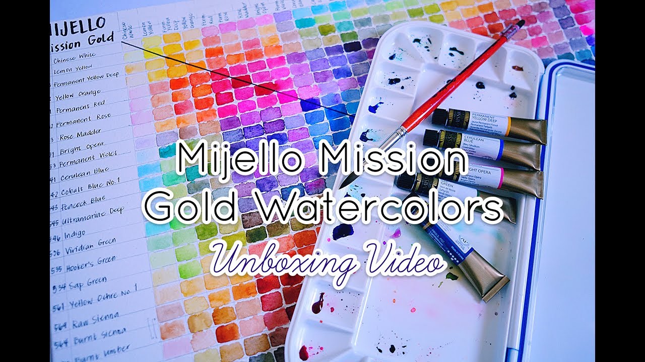 Mission Gold Watercolor Chart