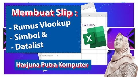 Membuat Slip Gaji di Excel