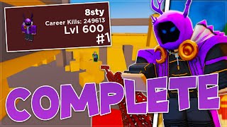 I HIT LEVEL 600 in Arsenal! Road To Level 600 Final (Roblox Arsenal)