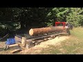 Homemade chainsaw mill