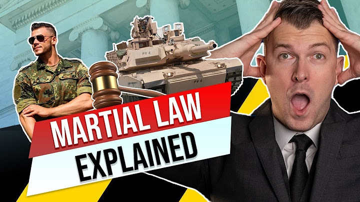 Martial Law Explained - Will The Government Use It?