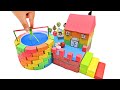 DIY Miniature Kinetic Sand House #2 - Build Small House Has Well From Kinetic Sand (Satisfying)