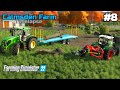 Creating access to secret field mowing and baling hay  calmsden farm 8  farming simulator 22