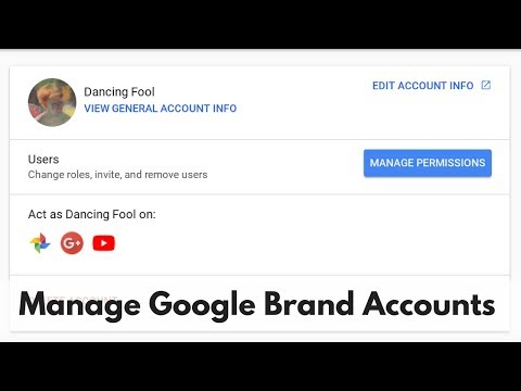 Manage Your Google+ Page and YouTube Channel Brand Accounts