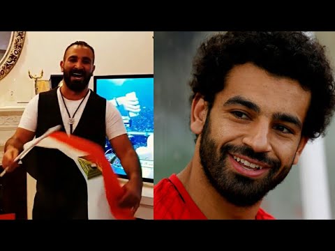 احتفال هستيري من احمد سعد بعد تأهل مصر لكأس العالم روسيا 2018