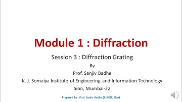 Diffraction Session 3 (Diffraction Grating) noise reduced