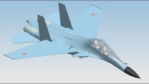 NX 12.0 | SIEMENS | SPEEDRUN Part 2 - MODELING | 3D MODEL | Sukhoi Su 30