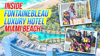 Inside Fontainebleau Miami Beach Luxury Hotel | Fontainebleau Miami Beach Luxury Hotel Tour \& Review