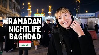SOLO in BAGHDAD at NIGHT 🇮🇶 (Ramadan at Kadhimiya Shrine)