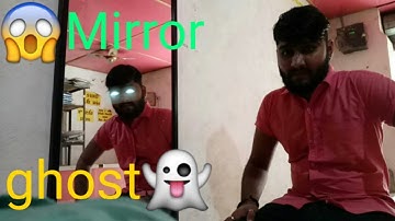 ghost in the mirror 😱😱😱 | magic trick | kinemaster  #kinemaster #videoediting