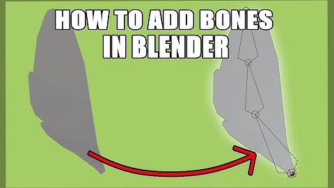 How to ADD Bones into any Asset (Blender / Unity Tutorial 2023)