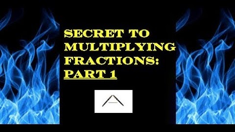Multiplying Fractions Part 1