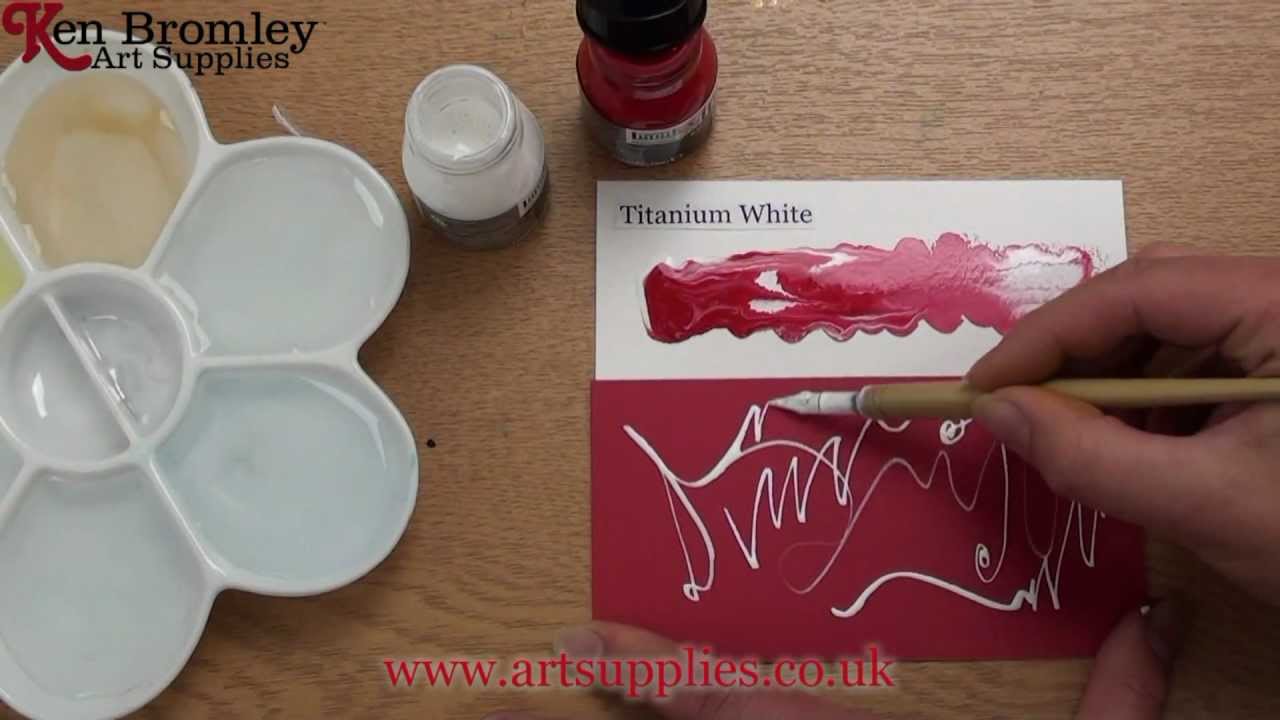 Liquitex Professional Acrylic ink! Titanium White 432 