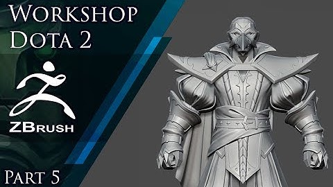 Creating set for Dota 2 with ZBrush. part 5