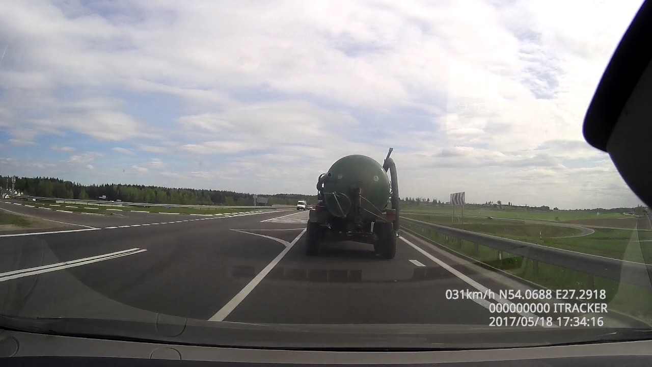 Обгон по разделительной полосе. - YouTube