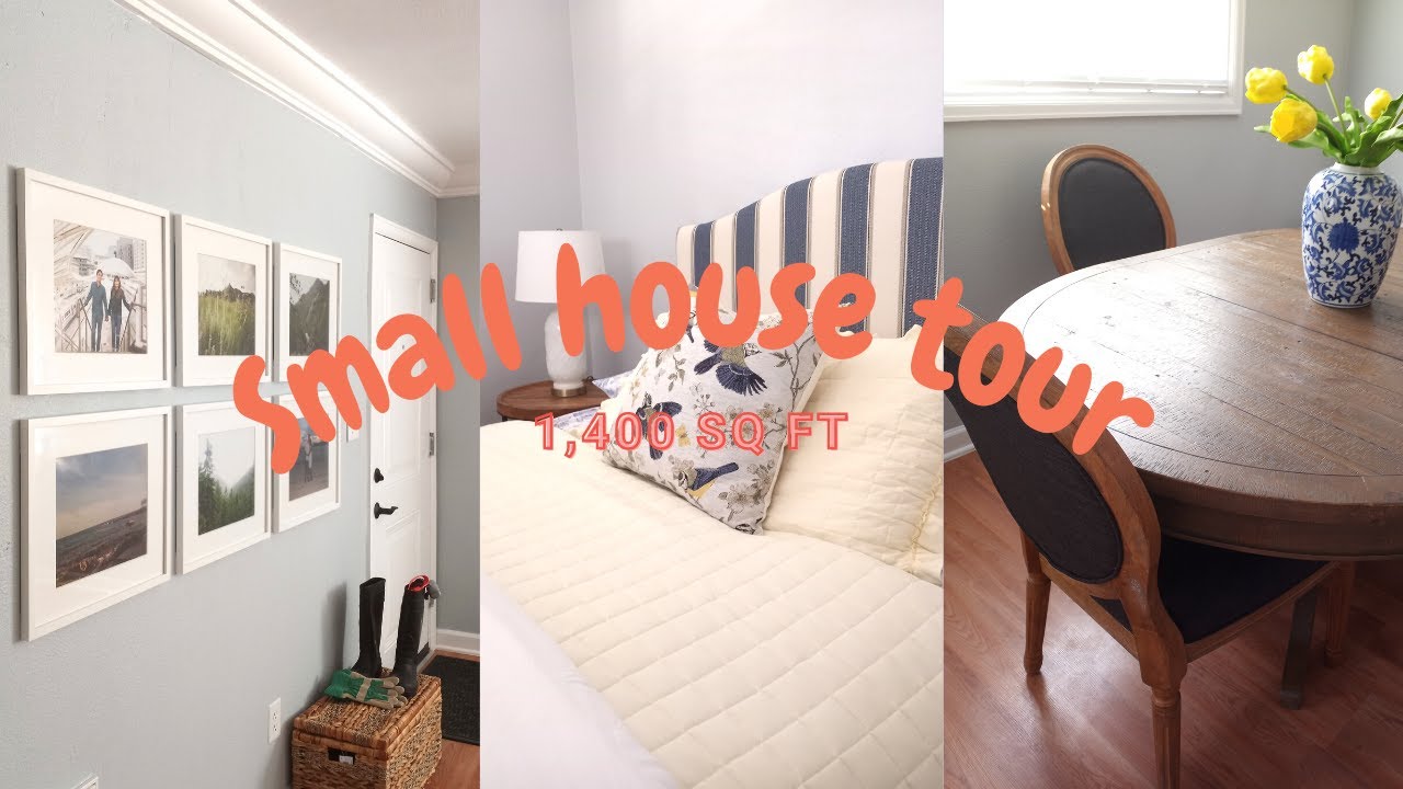 Small House Tour / Living In 1400 Sq Ft