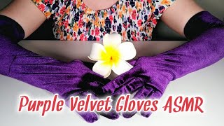 VELVET GLOVES ASMR 🧤 Follow My Directions 😴 Soft Spoken & Whispered 🤫 Hand Movement 💜 Fabric Rubbing