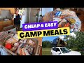 Easy  cheap camp meals  travel  camp food hacks  easy meals  snacks for camping  backpacking