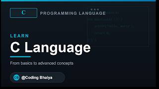 WHAT IS PROGRAMMING  --  C LANGUAGE