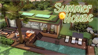 Летний дом│Строительство│Summer House│SpeedBuild│NO CC [The Sims 4]