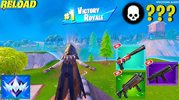 High Elimination Unreal Ranked Squad Reload Zero Build Win Gameplay | Fortnite Chapter 6