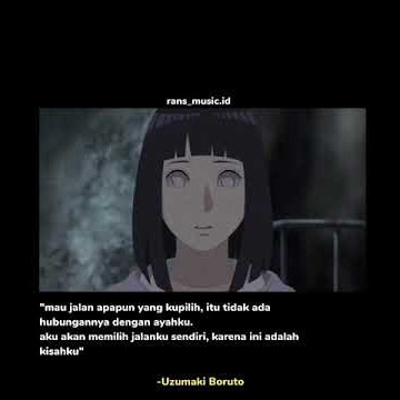 Story wa 30 detik Boruto Uzumaki, lagu Love is Gone