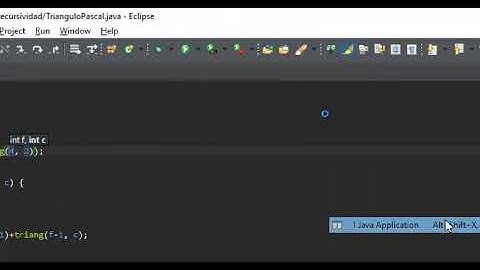 Triángulo de Pascal Recursivo