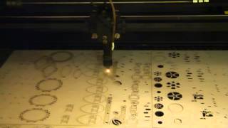 Лазерная резка и гравировка - Процесс лазерной резки картона(, 2013-06-05T06:48:35.000Z)